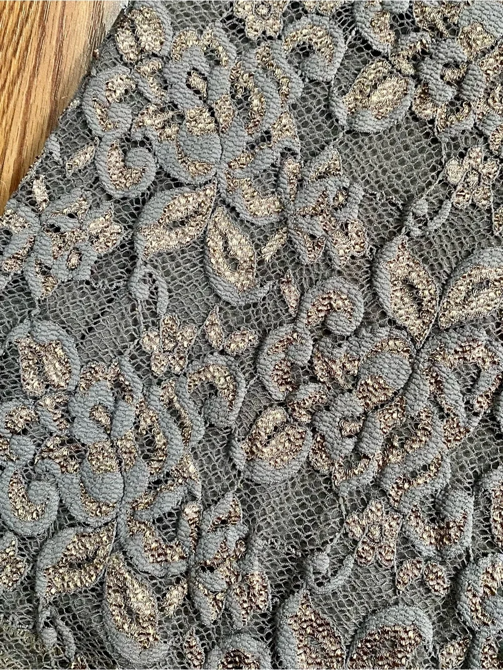 Deadstock 90s/Y2k Ann Ferriday Lace Ribbon Detail Cami Tank Top - Olive Green - Picture 10 of 10